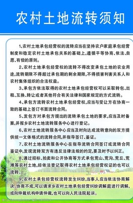 土地流转的政策和实际操作